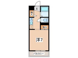 サンライトニュ－相模原の物件間取画像